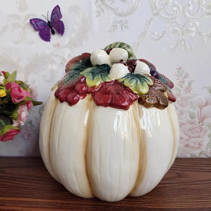 Ceramic Halloween Pumpkin Statue, Home Decor Crafts, Room Decoration Objects, Living Room Ornament, Porcelain Figurines
Ceramic Halloween Pumpkin Statue, Home Decor Crafts, Room Decoration Objects, Living Room Ornament, Porcelain Figurines