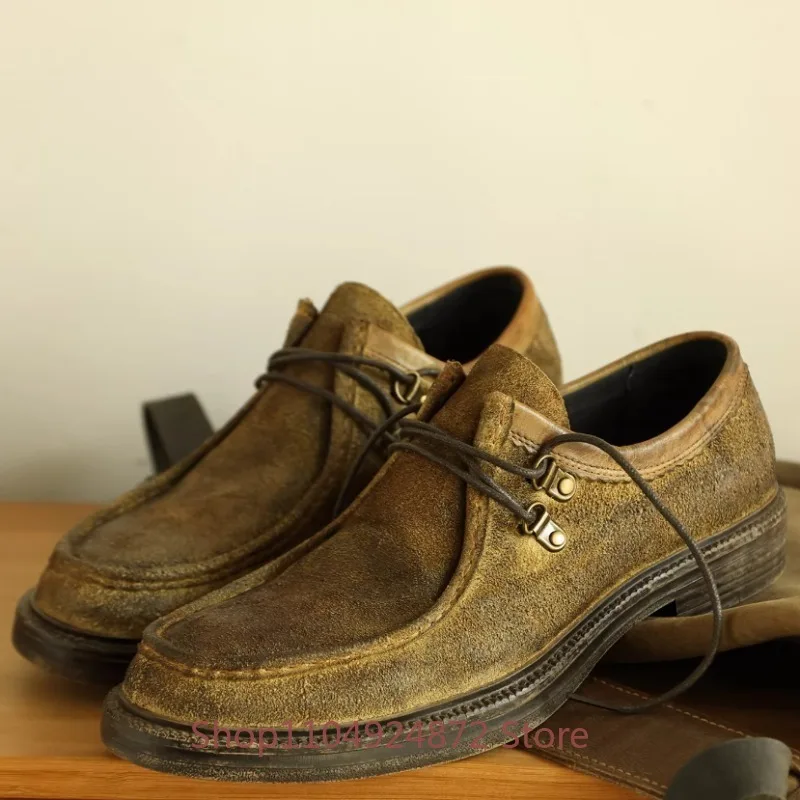 Мужские винтажные туфли дерби ручной работы с круглым носком, мягкой подошвой, дышащие, износостойкие, высокого качества, для офиса и повседневной носки
Мужские винтажные туфли дерби ручной работы с круглым носком, мягкой подошвой, дышащие, износостойкие, высокого качества, для офиса и повседневной носки