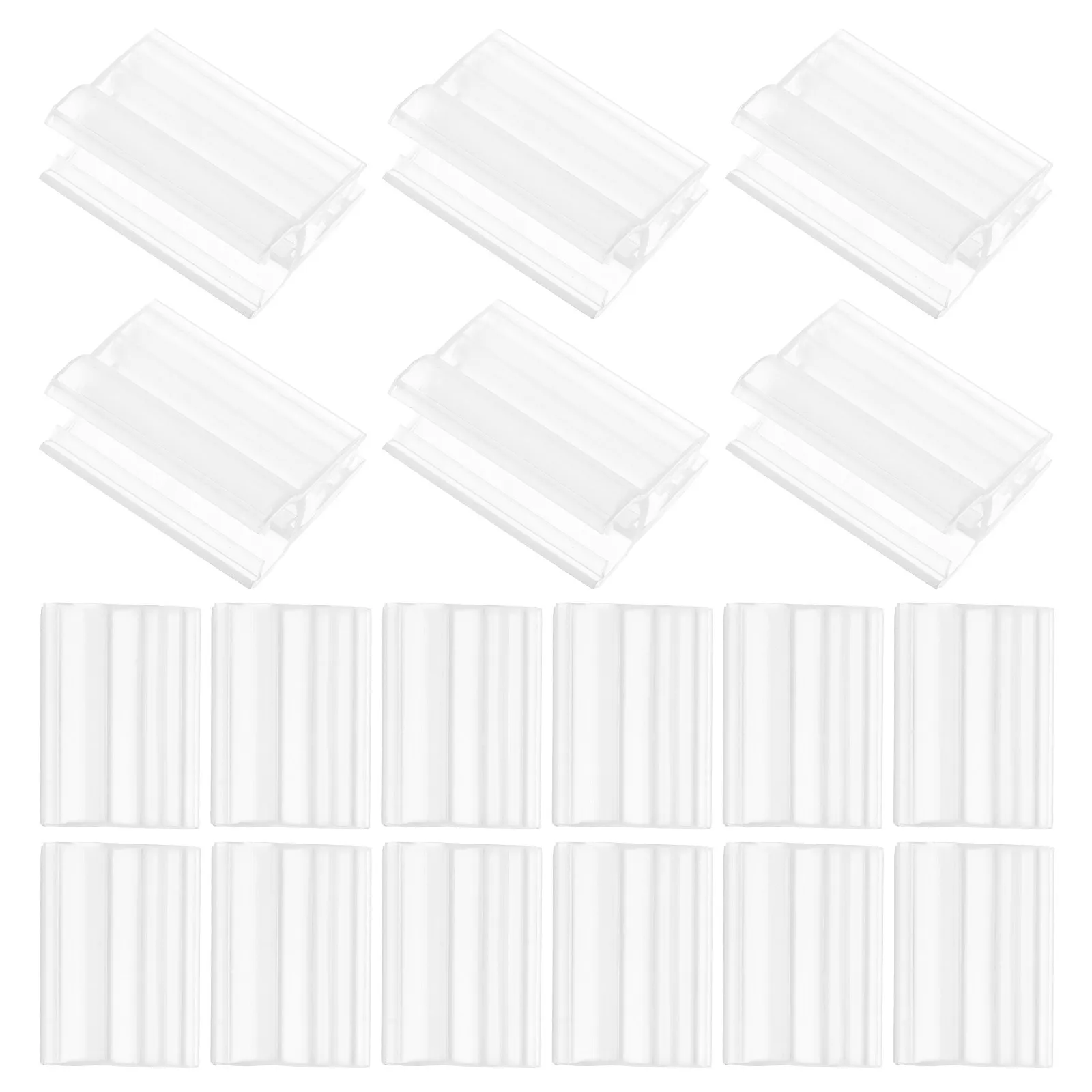 60Pcs Clear PVC Shelf Tag Sign Holder Clip Versatile Sign Display Clip for Supermarket Retail Exhibitions Menu Cards
60Pcs Clear PVC Shelf Tag Sign Holder Clip Versatile Sign Display Clip for Supermarket Retail Exhibitions Menu Cards