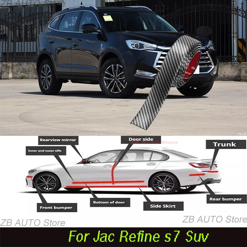 For Jac Refine S7 Suv Strong adhesive bumper strip, front and rear lip side skirts, collision and scratch resistant, suitable
For Jac Refine S7 Suv Strong adhesive bumper strip, front and rear lip side skirts, collision and scratch resistant, suitable