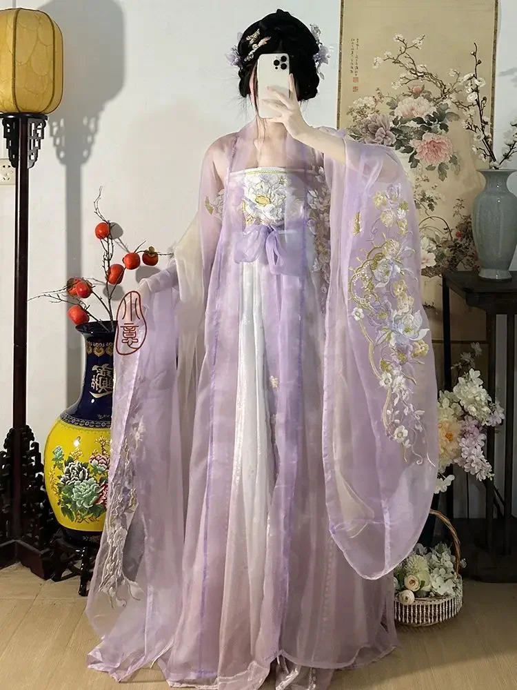 Hanfu Dress Women Chinese Traditional Vintage Hanfu Halloween Carnival Cosplay Costume 2023 Hanfu Purple Dress Plus Size XL
Hanfu Dress Women Chinese Traditional Vintage Hanfu Halloween Carnival Cosplay Costume 2023 Hanfu Purple Dress Plus Size XL