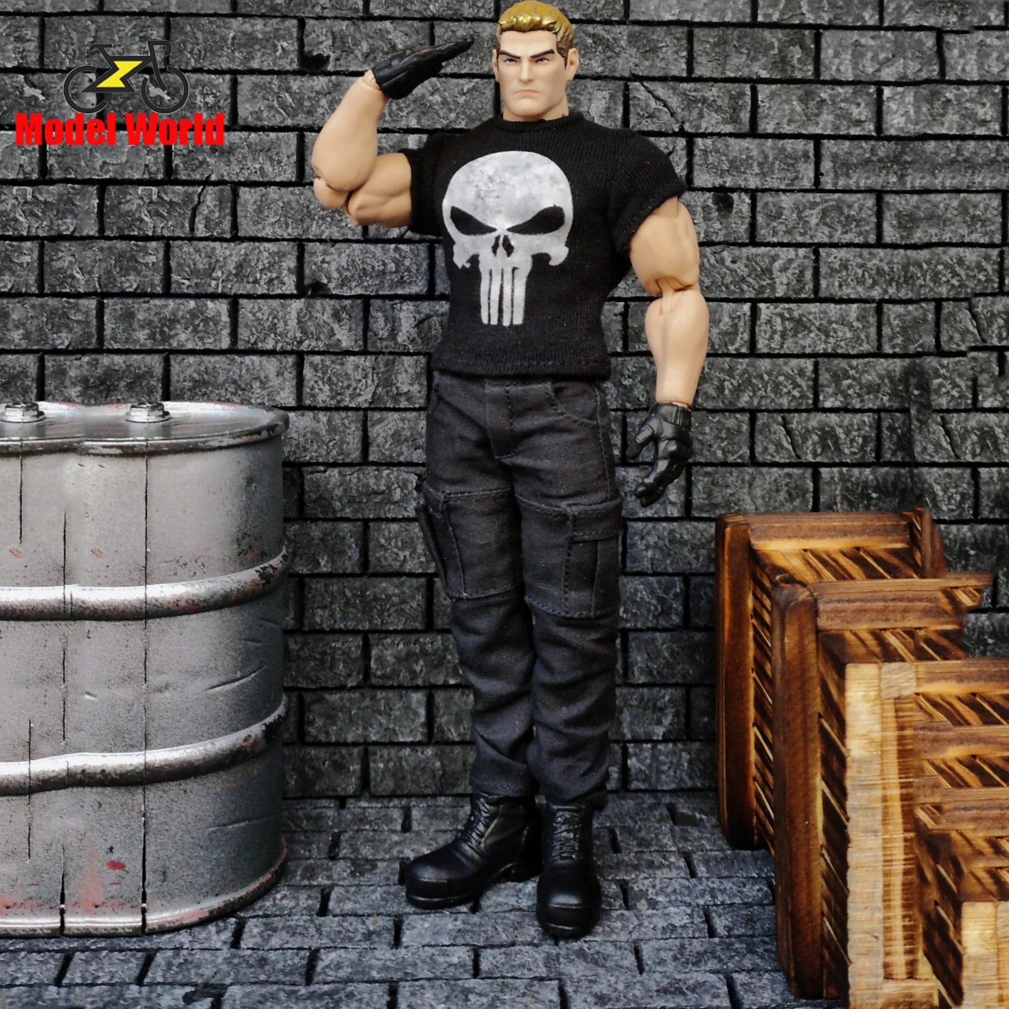 NEW 1/12 Scale male clothes black tight T shirt overalls pants fit GWTOYS strong body model
NEW 1/12 Scale male clothes black tight T shirt overalls pants fit GWTOYS strong body model