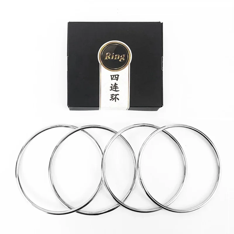 Deluxe 4.5" Linking Rings Set of 4 - Chrome Stage Magic Gimmick Props for Mentalism Funny Magician Classic Magic Tricks Toys
Deluxe 4.5" Linking Rings Set of 4 - Chrome Stage Magic Gimmick Props for Mentalism Funny Magician Classic Magic Tricks Toys
