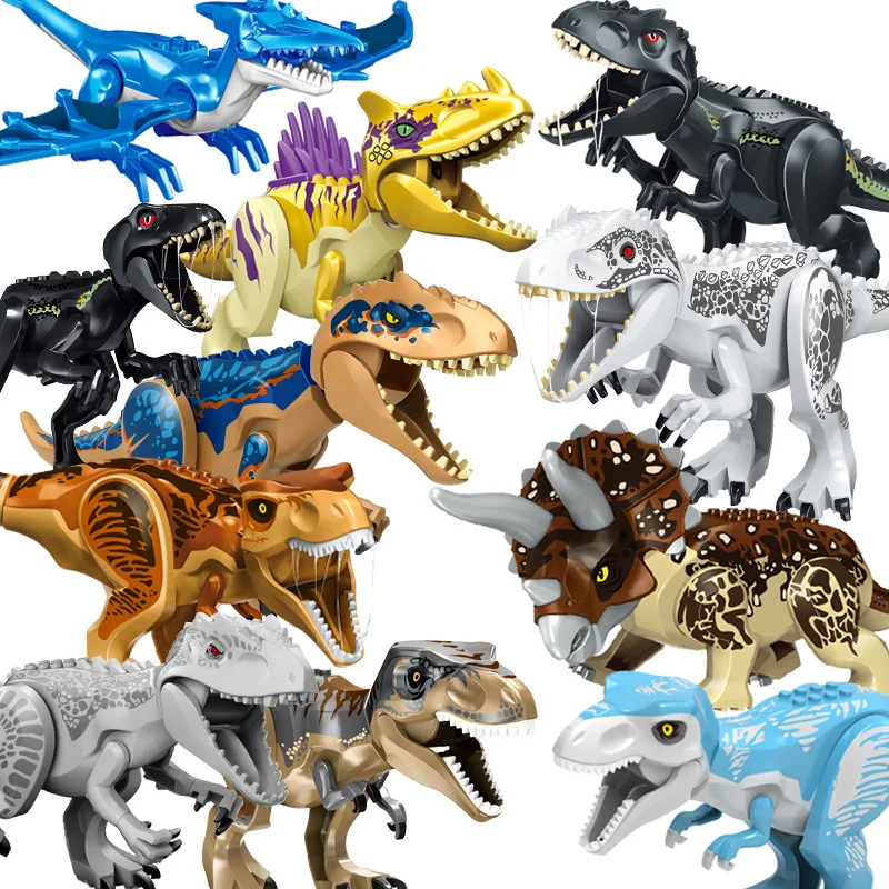 Locking Blocks Dinosaurs Tyrannosaurus Rex Wyvern Velociraptor Stegosaurus Building Toys For Children
Locking Blocks Dinosaurs Tyrannosaurus Rex Wyvern Velociraptor Stegosaurus Building Toys For Children