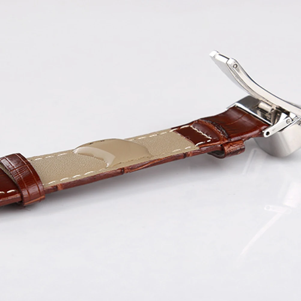 Butterfly Buckle Watch Strap Accessory Wristband for Brown Replacement Watchband Occasional Clasp
Butterfly Buckle Watch Strap Accessory Wristband for Brown Replacement Watchband Occasional Clasp