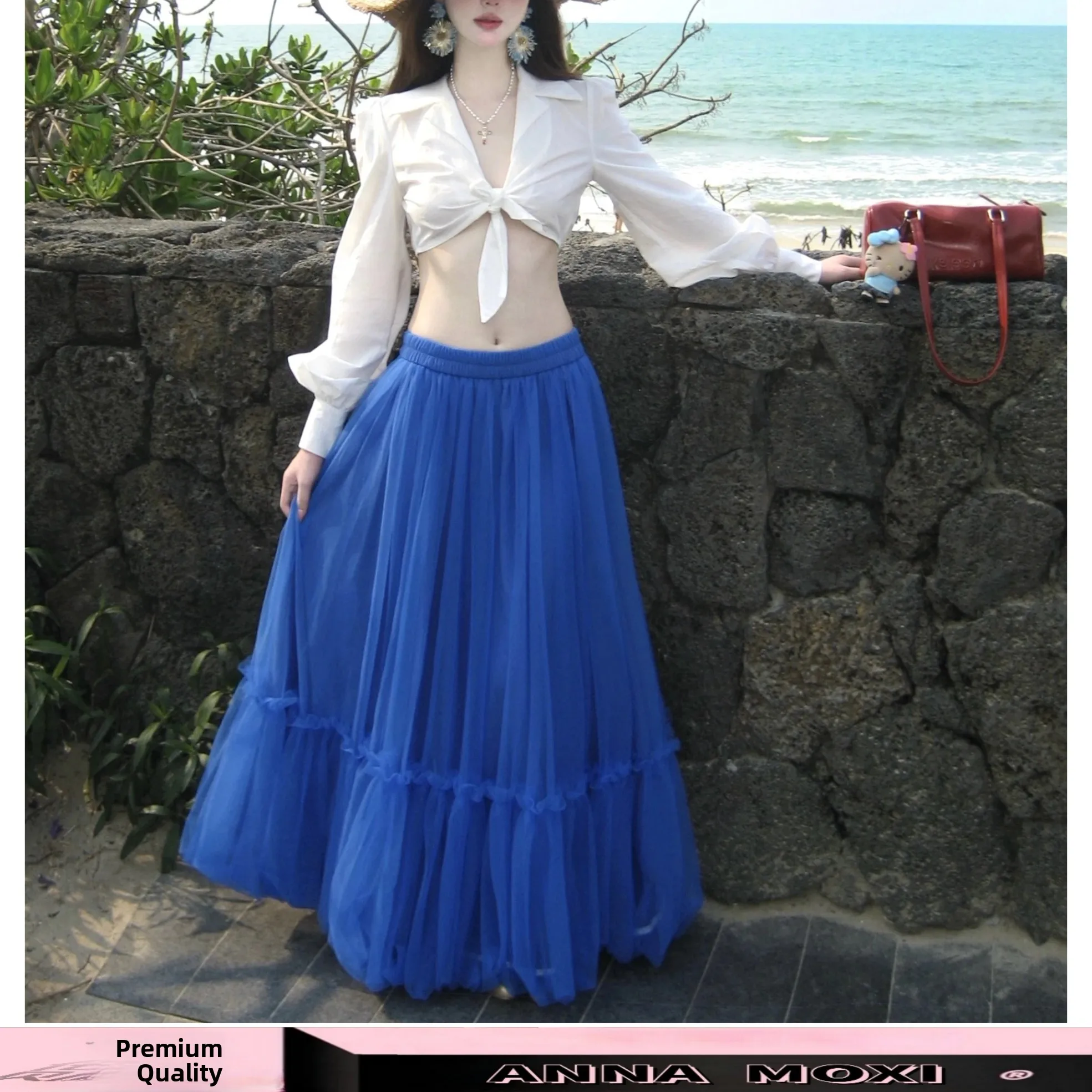 Alice Castle Klein Blue Tulle Skirt Women's Spring New Hanging Sense A-Line Long Skirt Girls' High Waist Inner Lined Skirts
Alice Castle Klein Blue Tulle Skirt Women's Spring New Hanging Sense A-Line Long Skirt Girls' High Waist Inner Lined Skirts