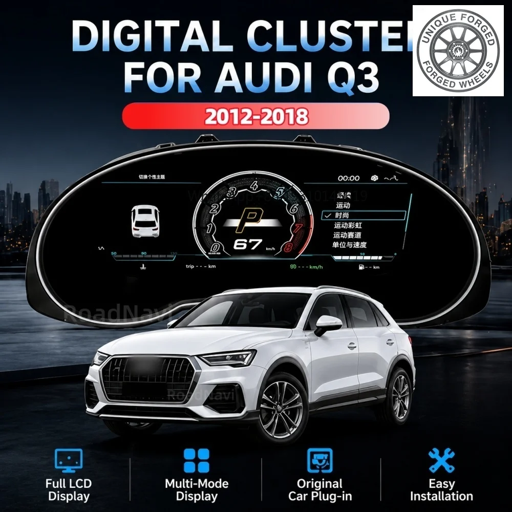 26style BC RoadNavi Car Auto Speedometer for Audi Q3 2012-2018 LCD Digital Cluster Car Upgrade Dashboard Instrument
26style BC RoadNavi Car Auto Speedometer for Audi Q3 2012-2018 LCD Digital Cluster Car Upgrade Dashboard Instrument