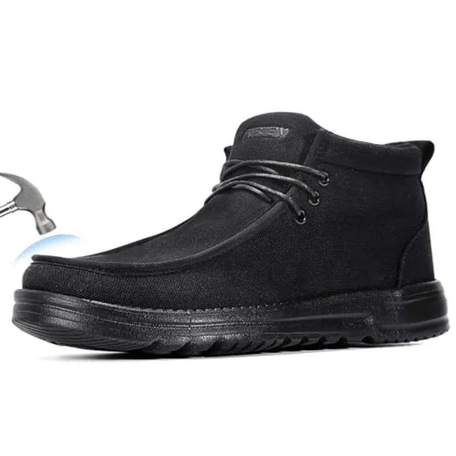 Furuian Steel Toe Shoes for Men High-top Safety Shoes Steel Toe Work Boots for Men Lightweight Canvas Safety Work Loafers Zapat
Furuian Steel Toe Shoes for Men High-top Safety Shoes Steel Toe Work Boots for Men Lightweight Canvas Safety Work Loafers Zapat