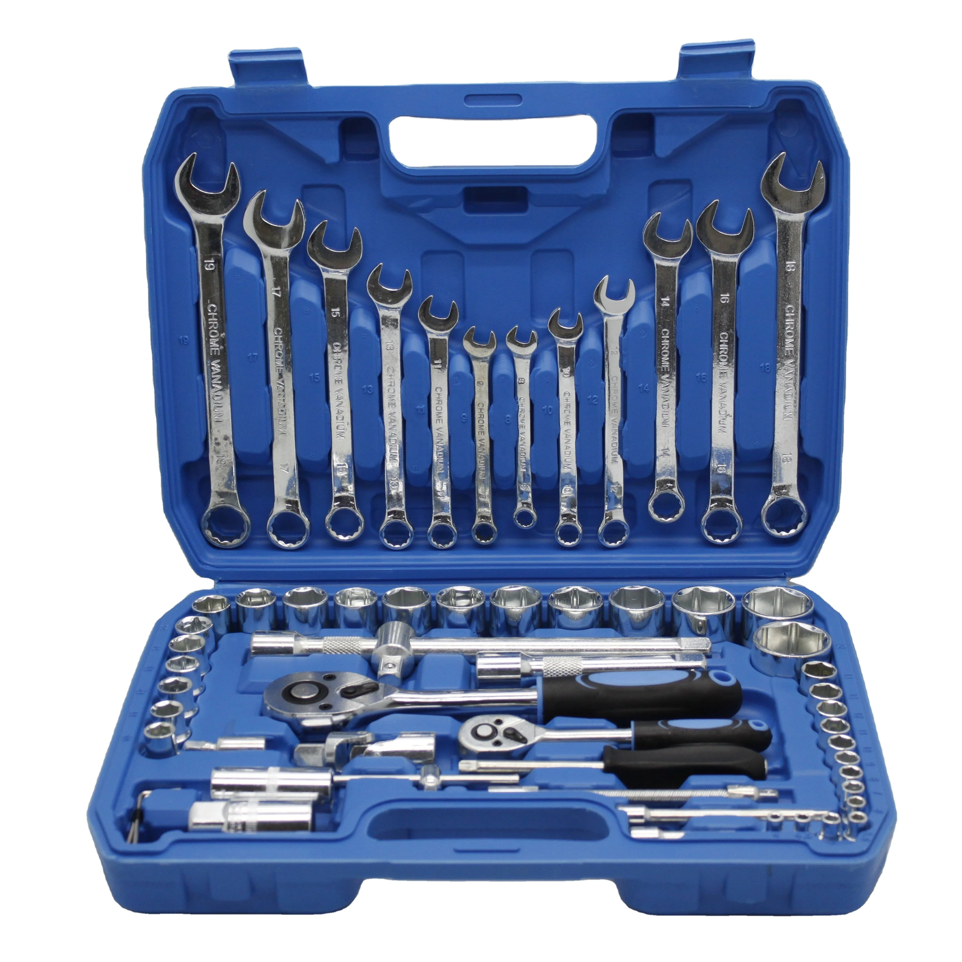 Оптовый полный набор инструментов для домашнего ремонта, ручной настраиваемый OEM жесткий футляр, ручной набор инструментов, 61 шт.
Оптовый полный набор инструментов для домашнего ремонта, ручной настраиваемый OEM жесткий футляр, ручной набор инструментов, 61 шт.