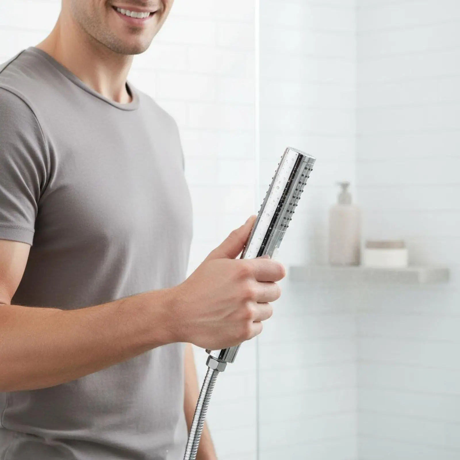 Handheld Shower Head Anti-Rust ABS Shower Head Bathroom Fixture Easy Installation Matte Black Finish
Handheld Shower Head Anti-Rust ABS Shower Head Bathroom Fixture Easy Installation Matte Black Finish