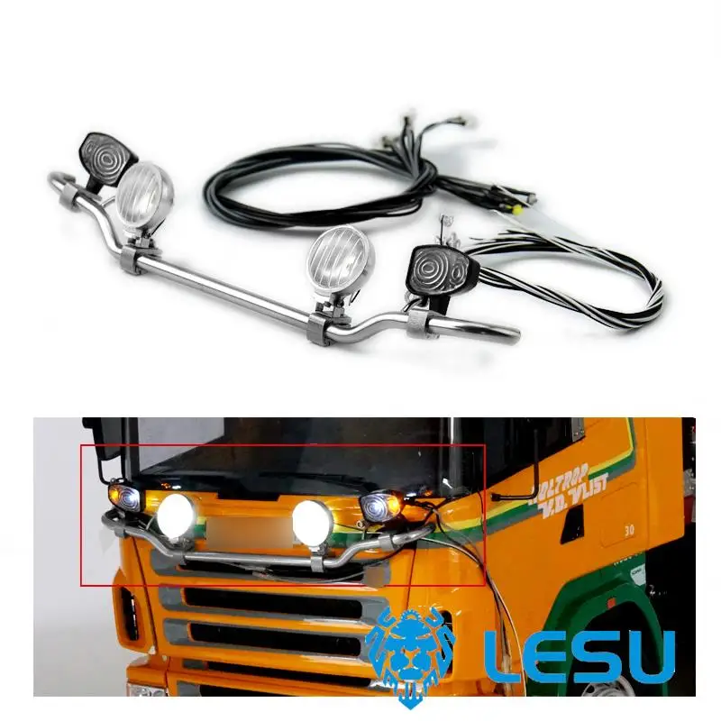 LESU Spare Part Metal Front Led Spotlight For 1/14 DIY Tamiyaya Model RC Tractor Truck Dumper Outdoor Toys TH11432
LESU Spare Part Metal Front Led Spotlight For 1/14 DIY Tamiyaya Model RC Tractor Truck Dumper Outdoor Toys TH11432