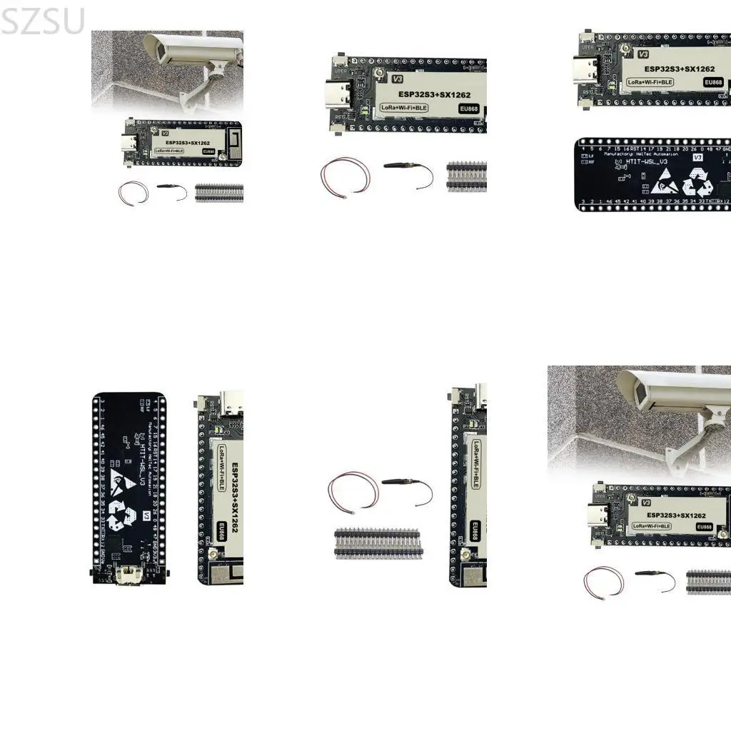 SZSU Advanced Lite ESP32 + Development Poard с ESP32-S3FN8 CP2102 и SX1262 Модуль для 433-510 МГц
SZSU Advanced Lite ESP32 + Development Poard с ESP32-S3FN8 CP2102 и SX1262 Модуль для 433-510 МГц