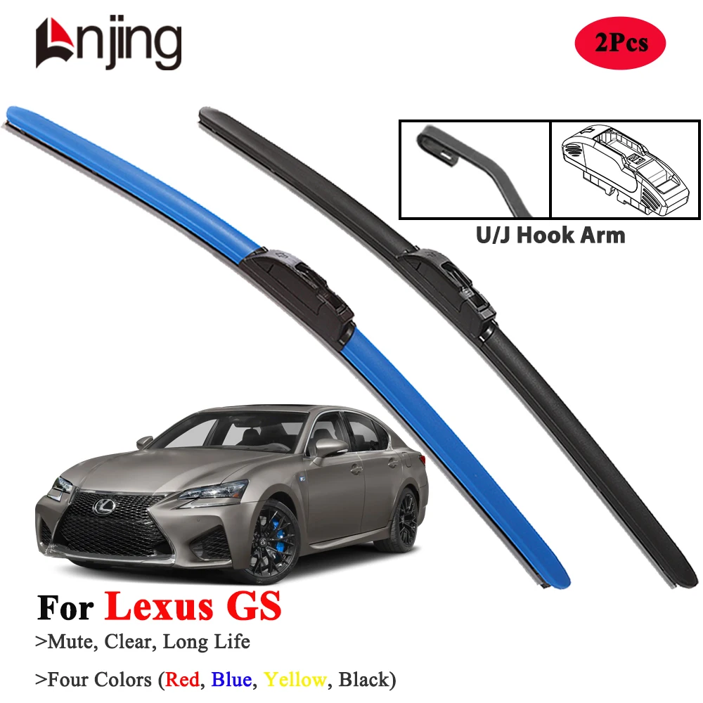 LNJING Colorful Wiper Blades For Lexus GS GS200T GS300 GS350 GS400 GS430 GS450H GS460 1993-2020
LNJING Colorful Wiper Blades For Lexus GS GS200T GS300 GS350 GS400 GS430 GS450H GS460 1993-2020