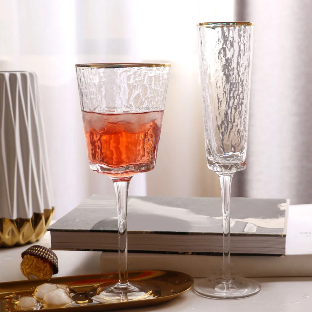 2Pcs Creative Wine Glass Goblet European Style High Foot Design Party Drinkware Golden Creative Goblet Wine Glass
2Pcs Creative Wine Glass Goblet European Style High Foot Design Party Drinkware Golden Creative Goblet Wine Glass