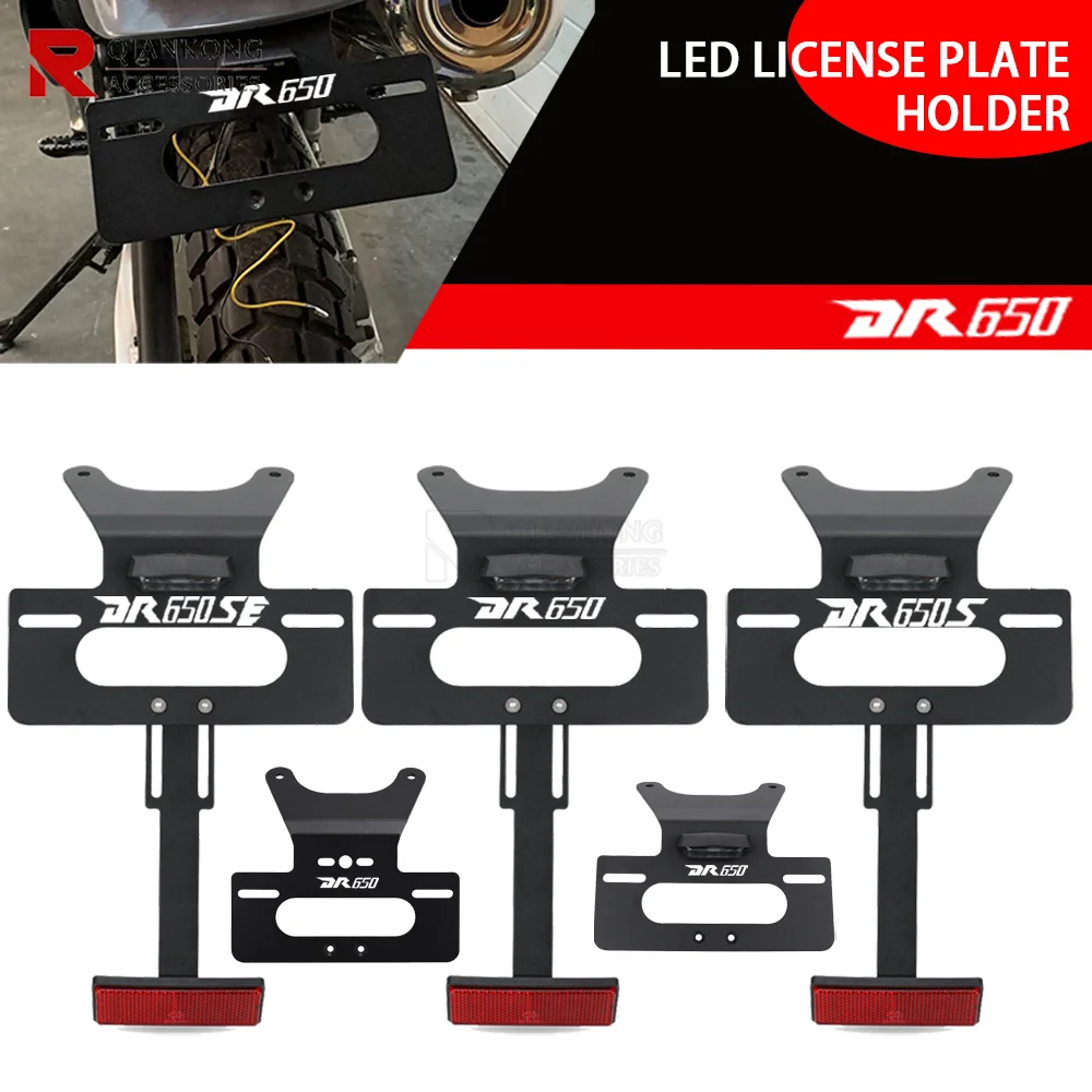 For SUZUKI DR650SE DR650S DR650 1996-2025 2026 CNC aluminium Adjustable License Plate Relocation Bracket / Fender Eliminator Kit
For SUZUKI DR650SE DR650S DR650 1996-2025 2026 CNC aluminium Adjustable License Plate Relocation Bracket / Fender Eliminator Kit