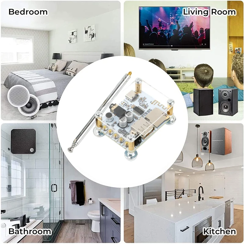 N15R-BT5.0 Audio Receiver Decoding Module+3.5Mm Audio Cable+Antenna+Remote Control Wireless Car Audio Amplifier Radio DIY
N15R-BT5.0 Audio Receiver Decoding Module+3.5Mm Audio Cable+Antenna+Remote Control Wireless Car Audio Amplifier Radio DIY