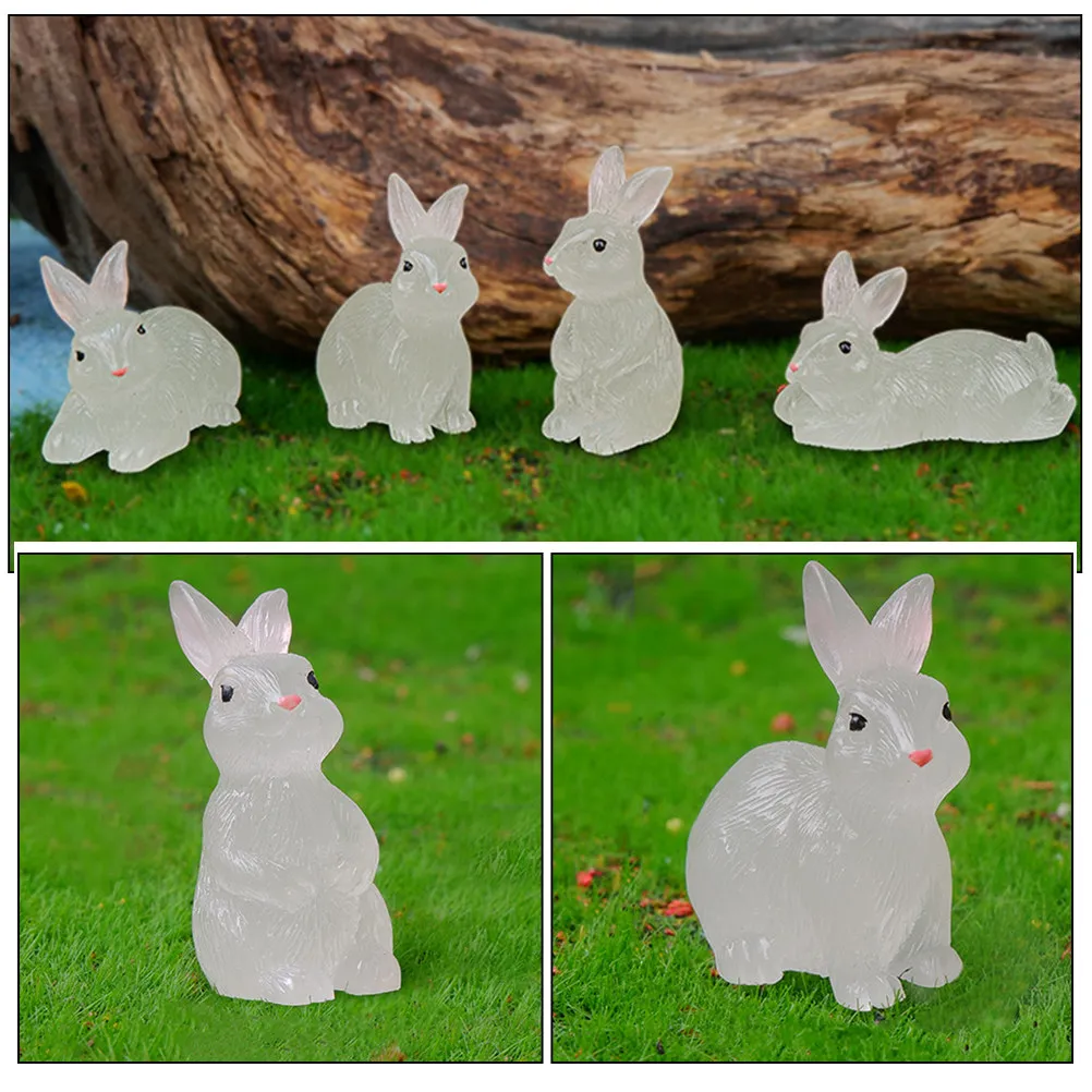 12Pcs Glowing Mini Rabbit Resin Sculpture for Micro Landscape Garden Lawn Balcony Car Decor Cartoon Animal Statue Night Light
12Pcs Glowing Mini Rabbit Resin Sculpture for Micro Landscape Garden Lawn Balcony Car Decor Cartoon Animal Statue Night Light