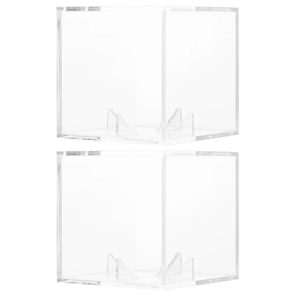 2pcs Transparent Acrylic Baseball Display Cases Dustproof Storage Balls Holder Square Exhibitions Sports Memorabilia
2pcs Transparent Acrylic Baseball Display Cases Dustproof Storage Balls Holder Square Exhibitions Sports Memorabilia