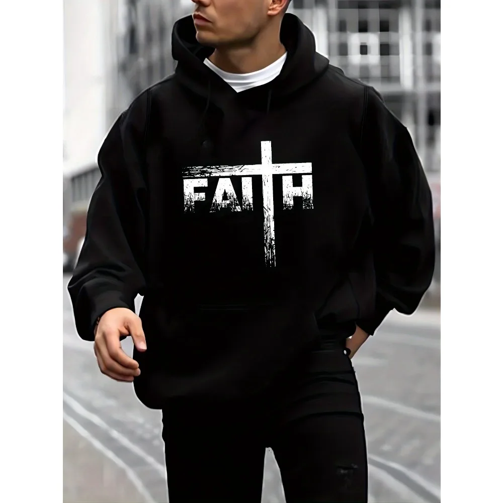 Толстовка с капюшоном и узором FAITH, толстовки, модные повседневные топы на весну и осень, мужская повседневная верхняя одежда
Толстовка с капюшоном и узором FAITH, толстовки, модные повседневные топы на весну и осень, мужская повседневная верхняя одежда