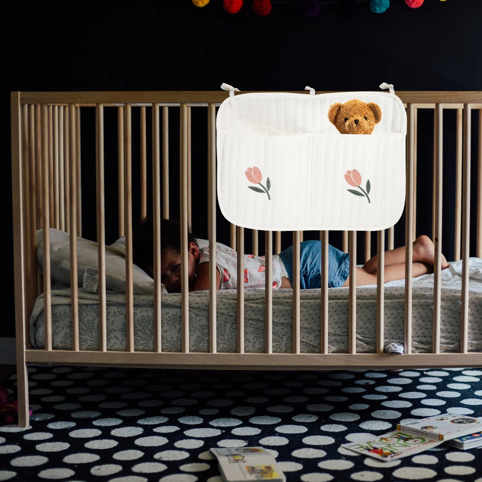 Cotton Storage Bags Hanging Diaper Organizer Baby Nursery Crib Bedside Travel Outing Shopping Storage Pouch
Cotton Storage Bags Hanging Diaper Organizer Baby Nursery Crib Bedside Travel Outing Shopping Storage Pouch
