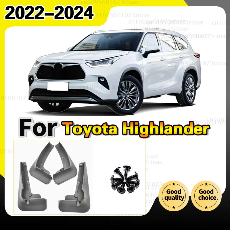 Mudflaps Mudguards Fit for Toyota Highlander 2022-2024 Mudguards Tire Fenders Mud Flaps Wheel Guards Accessories 4x Tyre
Mudflaps Mudguards Fit for Toyota Highlander 2022-2024 Mudguards Tire Fenders Mud Flaps Wheel Guards Accessories 4x Tyre