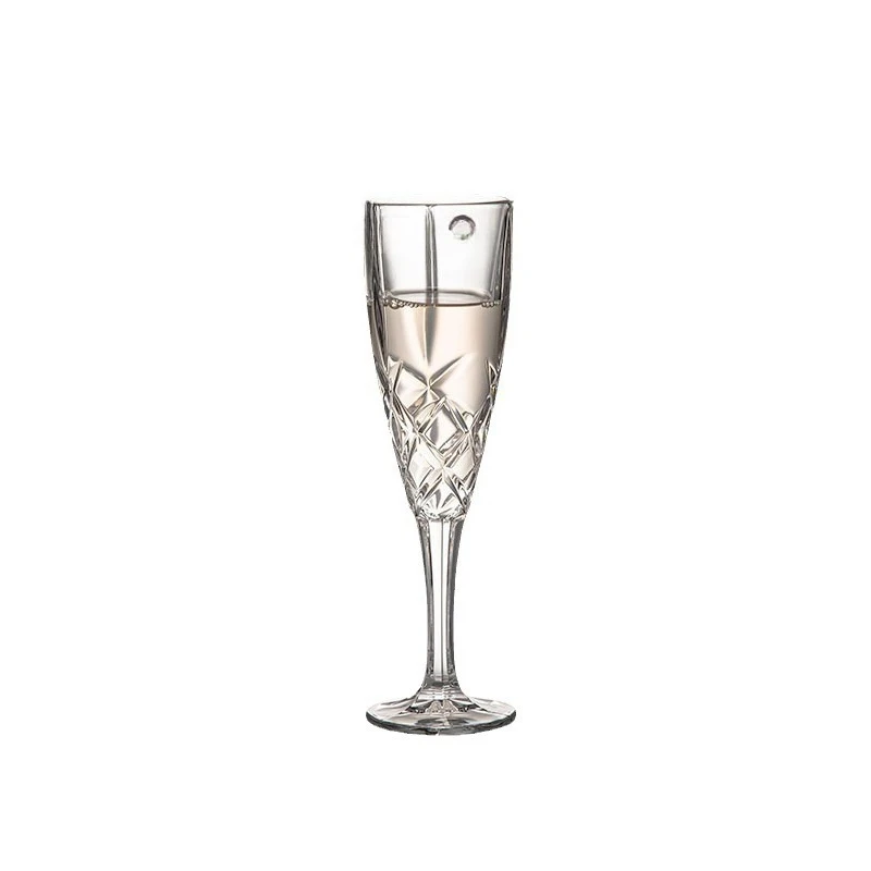 Crystal glass red wine glass household European high-end engraved high-foot sparkling champagne glass
Crystal glass red wine glass household European high-end engraved high-foot sparkling champagne glass
