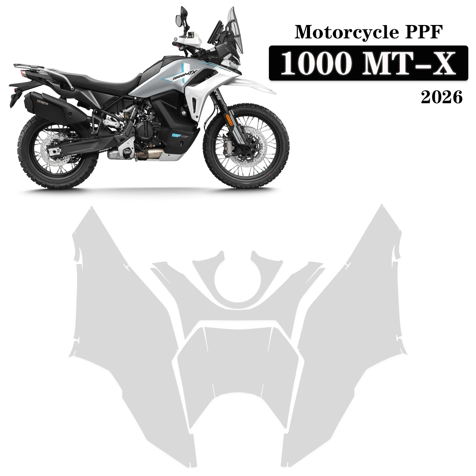 2026 1000 MTX PPF For CFMOTO 1000 MT-X TPU Motorcycle Protective Film Scratch Resistant Self-Healing Paint Protection Film
2026 1000 MTX PPF For CFMOTO 1000 MT-X TPU Motorcycle Protective Film Scratch Resistant Self-Healing Paint Protection Film