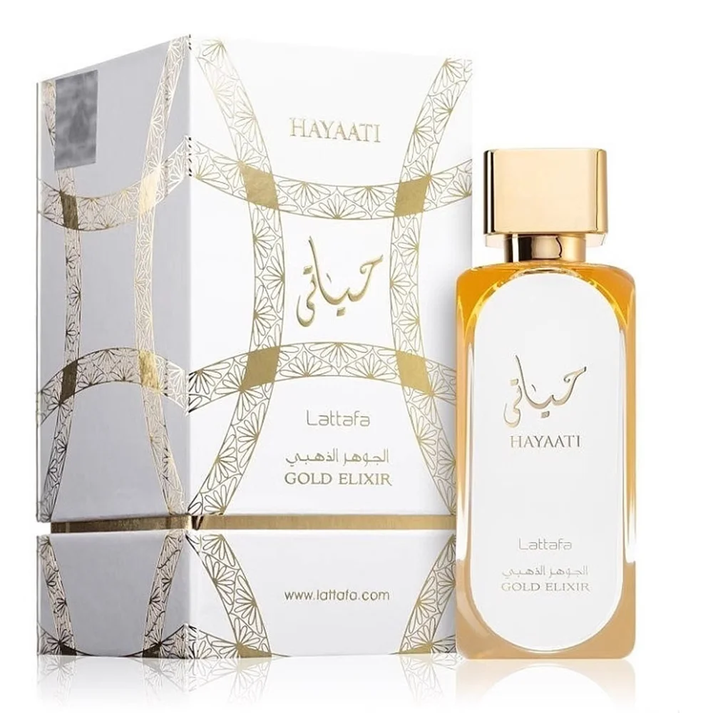 Lattafa Hayaati Gold Elixir Eau de Parfum 100 ml Women Perfume Long Lasting Elegant Scentunisex Arabic Perfume Dubai
Lattafa Hayaati Gold Elixir Eau de Parfum 100 ml Women Perfume Long Lasting Elegant Scentunisex Arabic Perfume Dubai