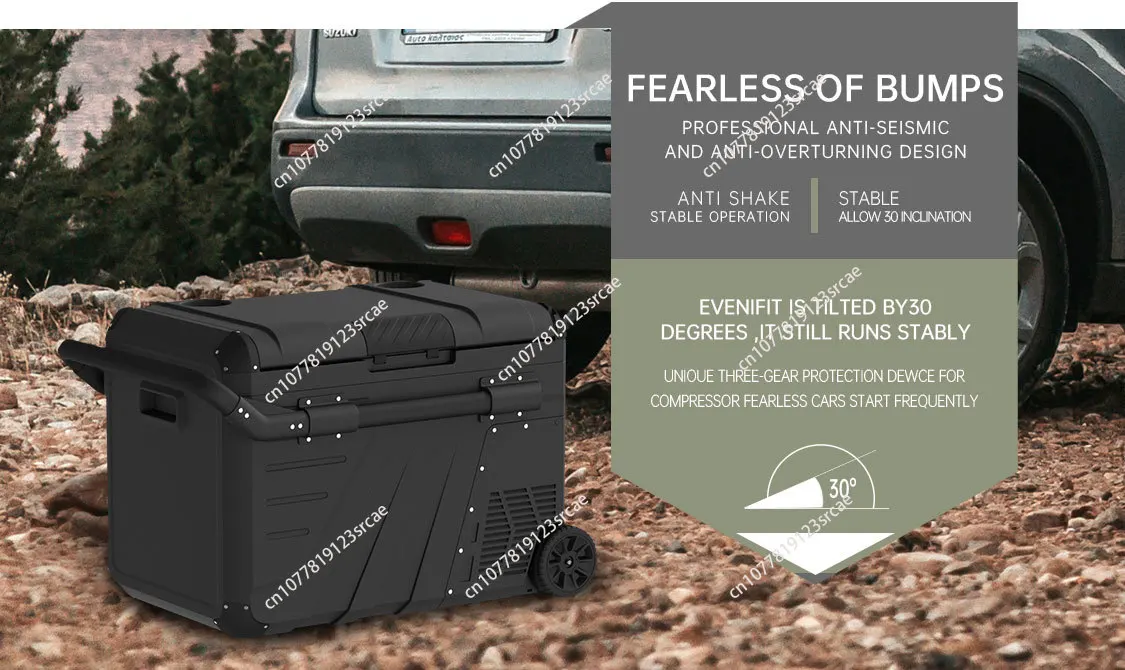 Портативный автомобильный компрессорный холодильник с умной системой отключения питания, сверхбольшой вместимостью 45 л и выдвижной ручкой
Портативный автомобильный компрессорный холодильник с умной системой отключения питания, сверхбольшой вместимостью 45 л и выдвижной ручкой