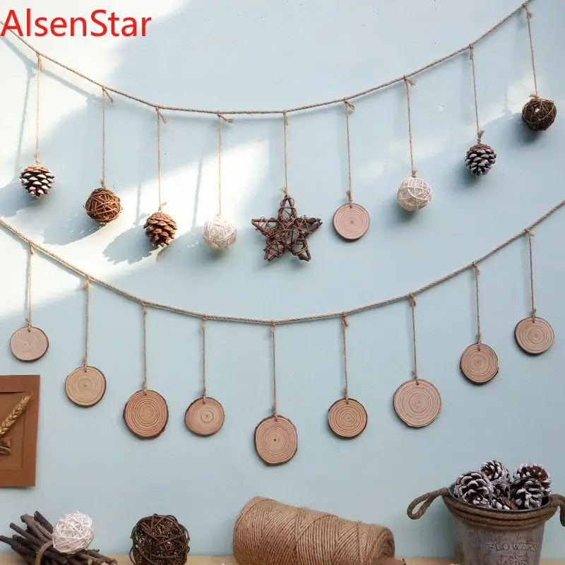 Wood Chip Pine Cone Rattan Ball Ornament Wall Decoration Forest Homestay Inn Kindergarten Wall Hanging Pendant Gift
Wood Chip Pine Cone Rattan Ball Ornament Wall Decoration Forest Homestay Inn Kindergarten Wall Hanging Pendant Gift
