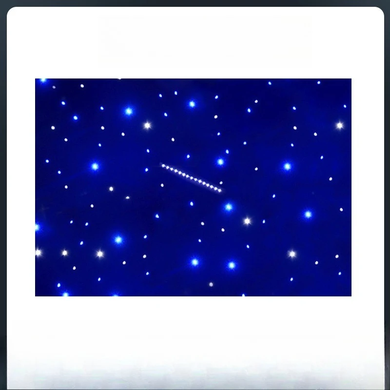Stage background Starry sky curtain Dynamic star curtain led light Wedding performance Bar live stream background wall covering
Stage background Starry sky curtain Dynamic star curtain led light Wedding performance Bar live stream background wall covering