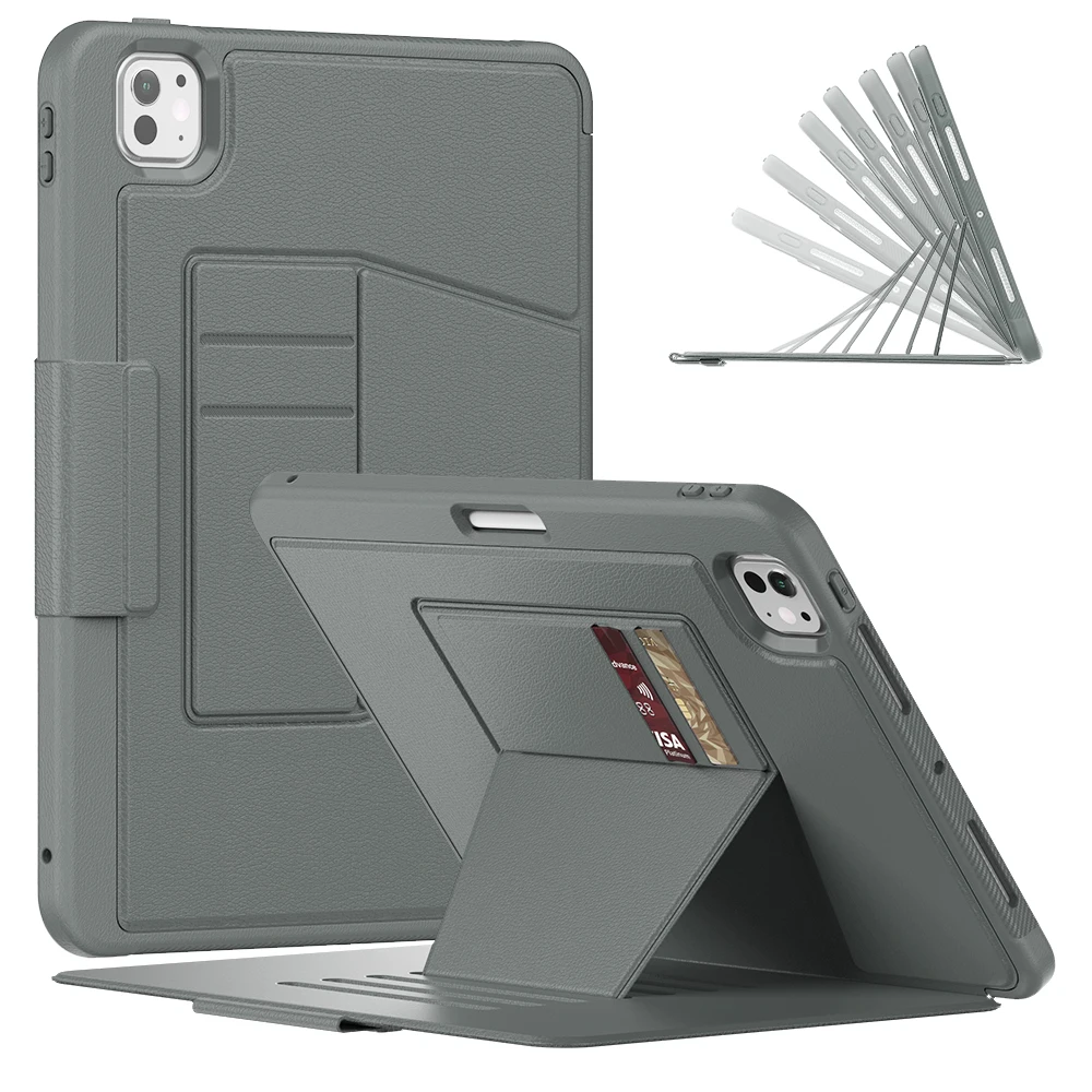 Adjustable Magnetic Stand Case For Apple iPad Pro 11 M4 2024 Model A2836 A2837 A3006 Smart Flip Cover With Built-in Pen Holder
Adjustable Magnetic Stand Case For Apple iPad Pro 11 M4 2024 Model A2836 A2837 A3006 Smart Flip Cover With Built-in Pen Holder