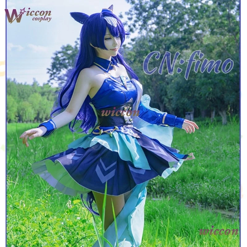 Verxina Косплей Костюм Игра Umamusume: Красивый парик Дерби Вечернее платье на одно плечо Юбка принцессы Женский кавайный карнавальный костюм
Verxina Косплей Костюм Игра Umamusume: Красивый парик Дерби Вечернее платье на одно плечо Юбка принцессы Женский кавайный карнавальный костюм 