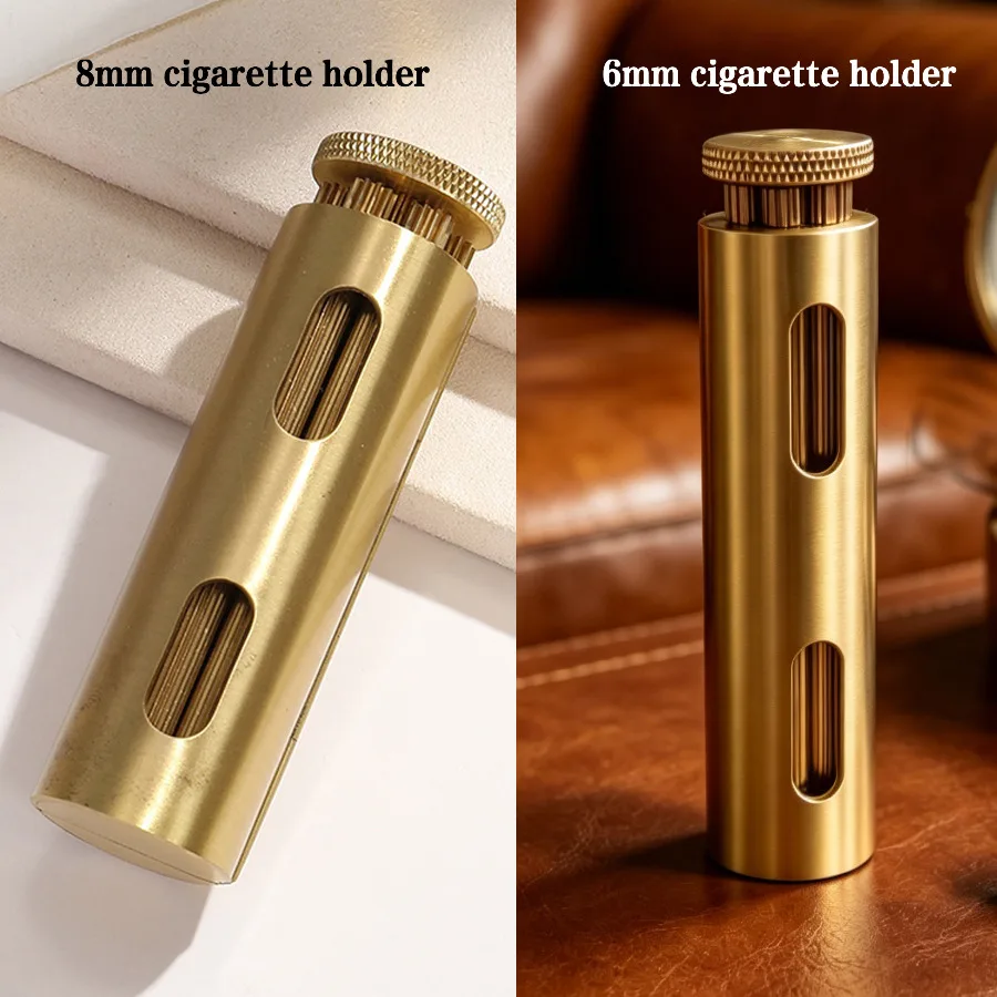 Brass Cigarette Rolling Machine, Compatible with 6mm & 8mm Diameter Filter Tips and 70mm Rolling Papers, Stylish Holiday Gift
Brass Cigarette Rolling Machine, Compatible with 6mm & 8mm Diameter Filter Tips and 70mm Rolling Papers, Stylish Holiday Gift