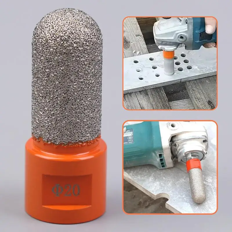 20mm M14 Thread Vacuum Brazed Diamond Finger Bits Ball End Mill For Marble Granite Ceramic Tile Angle Grinder Milling Tools 1PC
20mm M14 Thread Vacuum Brazed Diamond Finger Bits Ball End Mill For Marble Granite Ceramic Tile Angle Grinder Milling Tools 1PC