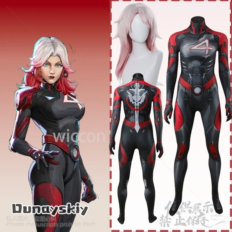 Аниме игра Rivals Косплей Susan Sue Storm Richards Костюм Черный и красный Zentai Сексуальный готический комбинезон Панк Jirai Kei 코스프레
Аниме игра Rivals Косплей Susan Sue Storm Richards Костюм Черный и красный Zentai Сексуальный готический комбинезон Панк Jirai Kei 코스프레