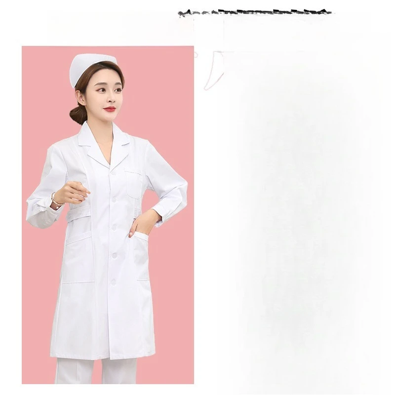 Womens Long Short Sleeve Nurse Uniform White Pink Hospital Beauty Pharmacy Workwear Lab Coat
Womens Long Short Sleeve Nurse Uniform White Pink Hospital Beauty Pharmacy Workwear Lab Coat