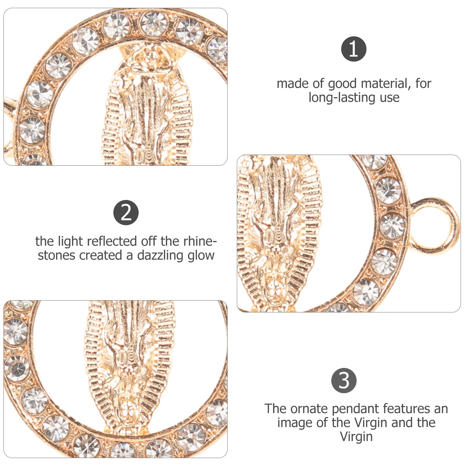 20pcs Virgin Mary Pendants Alloy Necklace Bracelet DIY Crafts Jewelry Making Charms Small Ornaments Premium Quality
20pcs Virgin Mary Pendants Alloy Necklace Bracelet DIY Crafts Jewelry Making Charms Small Ornaments Premium Quality