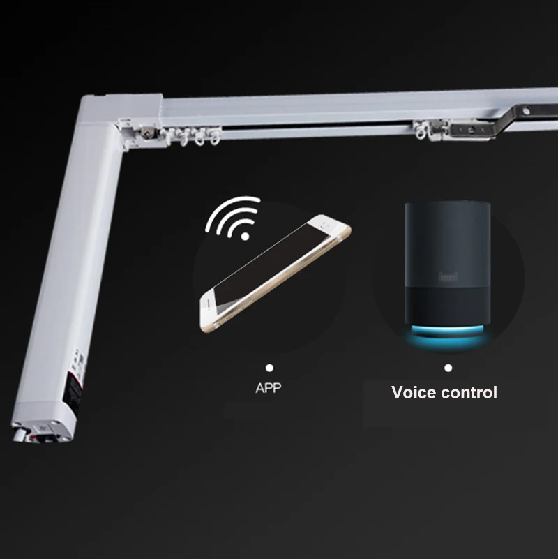 Custom Length Google Alexa Hot Selling TUYA WIFI Smart Motorized Electric Curtain
Custom Length Google Alexa Hot Selling TUYA WIFI Smart Motorized Electric Curtain