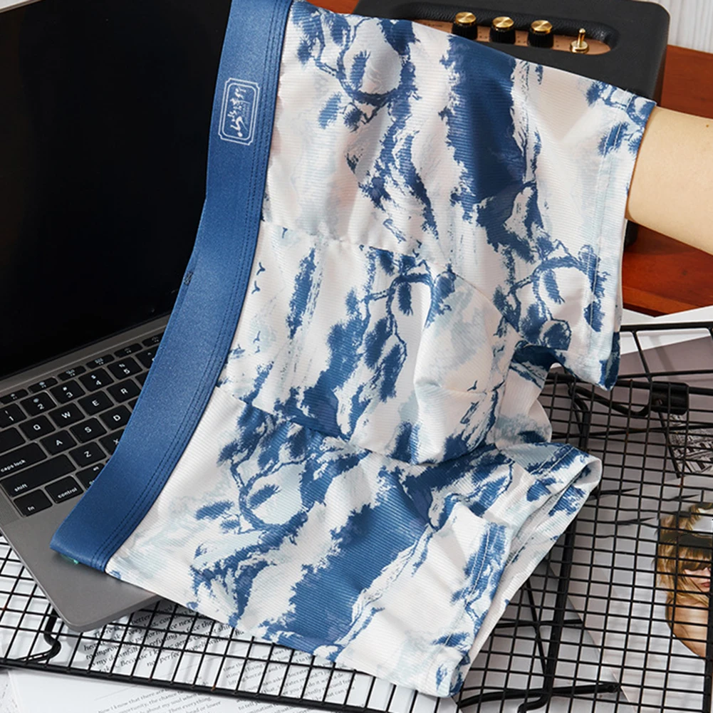 Men Boxers Pouch Breathable Underpants Couple Life Underwear Comfortable Ice Silk Printing Briefs Sexy Accessories Hot Calcinha
Men Boxers Pouch Breathable Underpants Couple Life Underwear Comfortable Ice Silk Printing Briefs Sexy Accessories Hot Calcinha