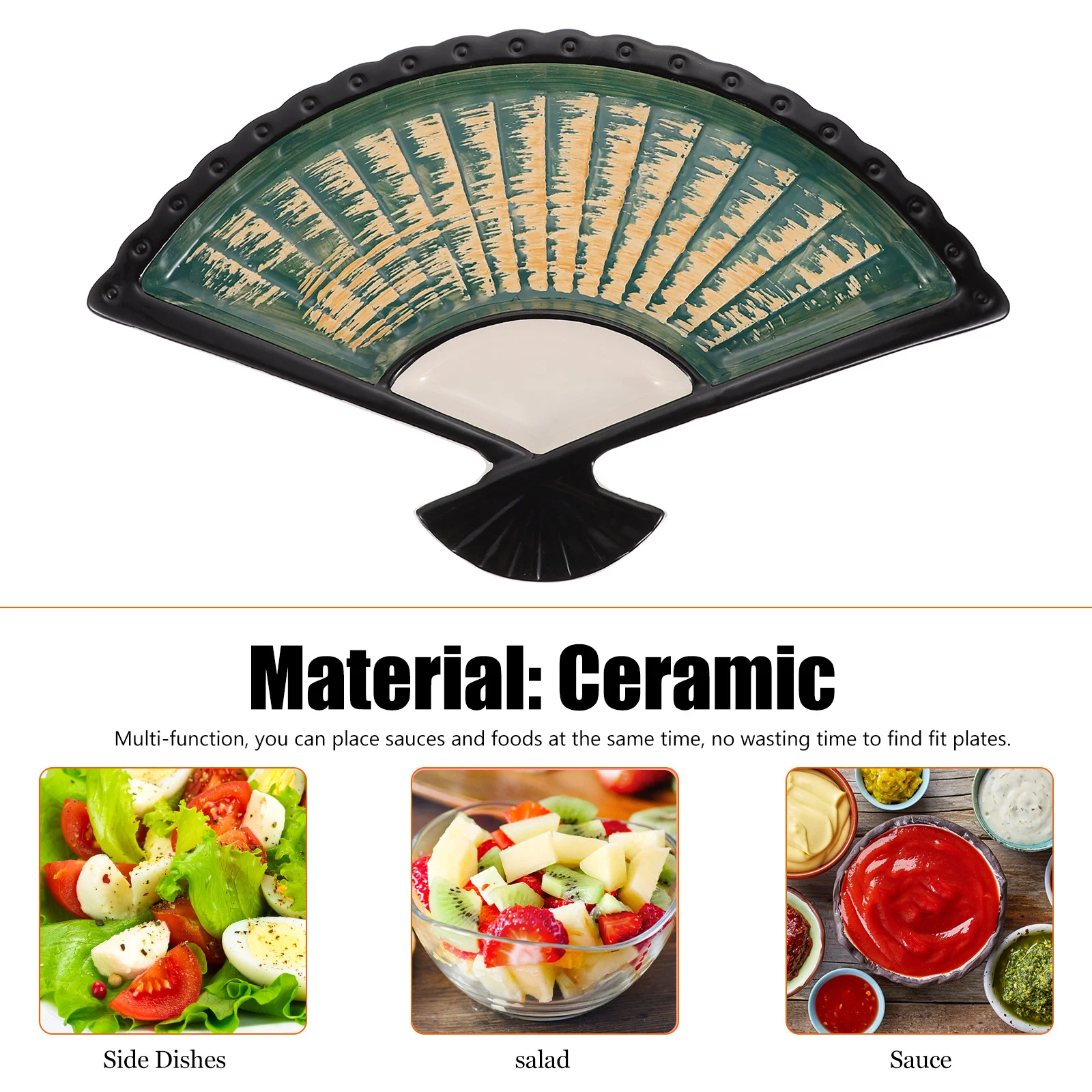 Sector Sushi Plate Ceramic Dumpling Dish Creative Flatware for Home Restaurant Japanese Style Sauce Snack Tableware
Sector Sushi Plate Ceramic Dumpling Dish Creative Flatware for Home Restaurant Japanese Style Sauce Snack Tableware