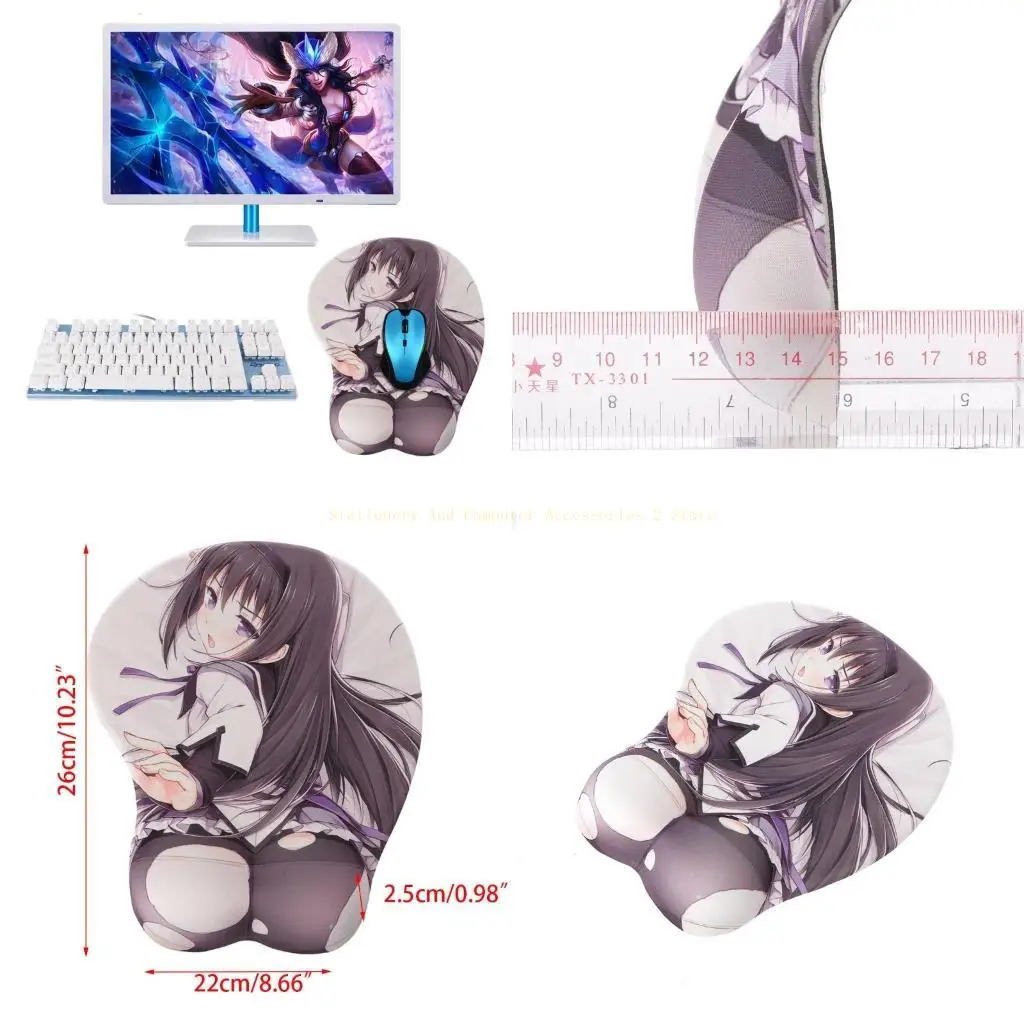 Hips Silicone Mouse Pad for Creative Cartoon Anime Mice Mat Wrist Rest Suppor
Hips Silicone Mouse Pad for Creative Cartoon Anime Mice Mat Wrist Rest Suppor