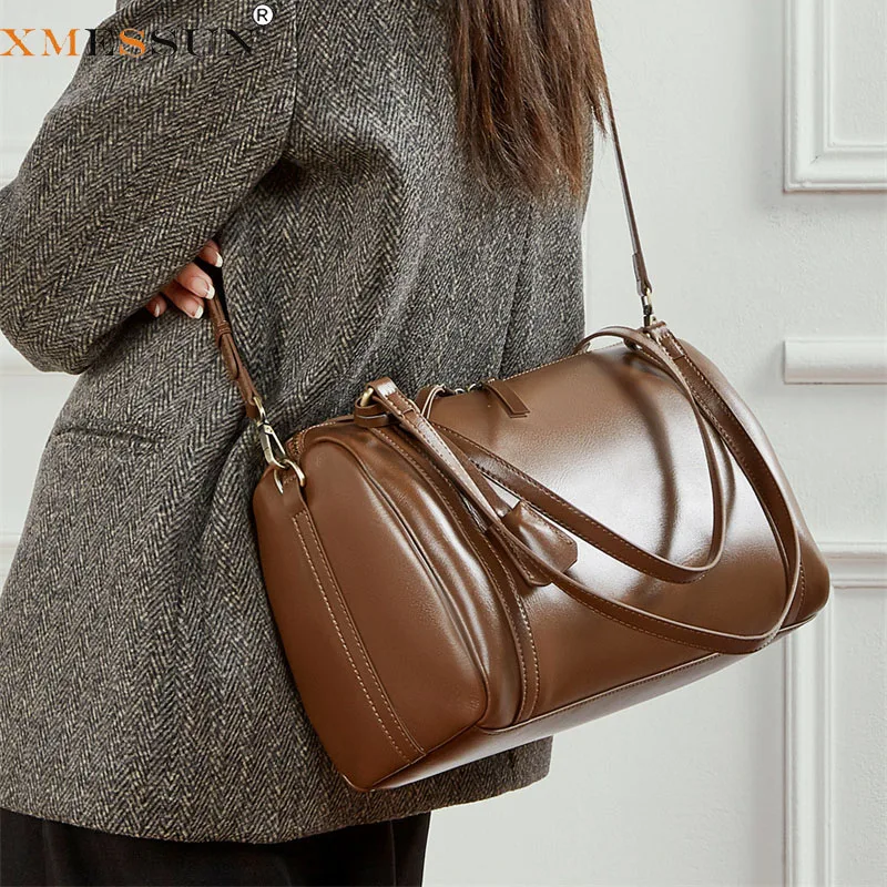 XMESSUN New Trendy Soft Leather Pillow Bag for Women,Fashion Commuter Bag Vintage Design Female Casual Shoulder Crossbody Bag
XMESSUN New Trendy Soft Leather Pillow Bag for Women,Fashion Commuter Bag Vintage Design Female Casual Shoulder Crossbody Bag
