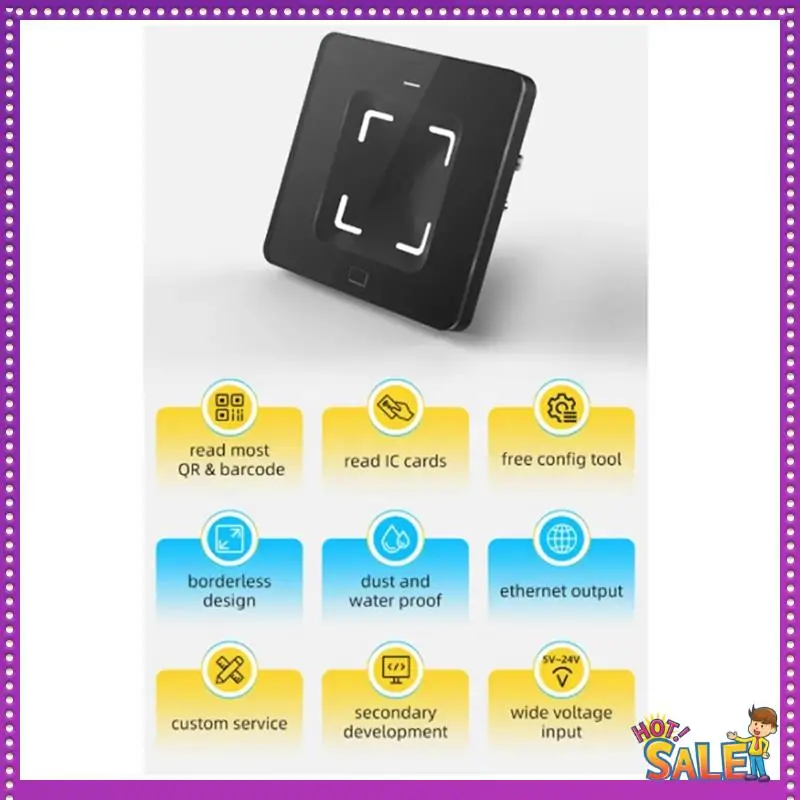 AA87 1 PCS M350 Access Control QR Code Reader(RS232) Durable Easy Install Easy To Use
AA87 1 PCS M350 Access Control QR Code Reader(RS232) Durable Easy Install Easy To Use