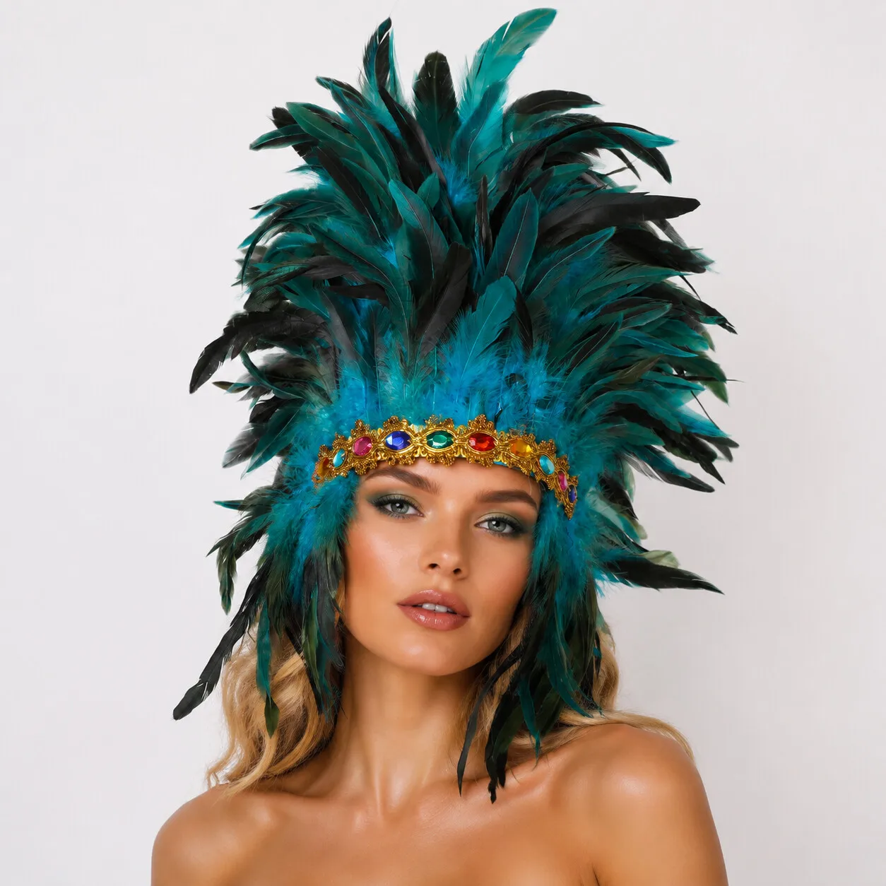 2026 Carnival Headpiece Vintage-Inspired Halloween Headband Rhinestones And Beaded Tassels for Carnival Party Costume Accessory
2026 Carnival Headpiece Vintage-Inspired Halloween Headband Rhinestones And Beaded Tassels for Carnival Party Costume Accessory