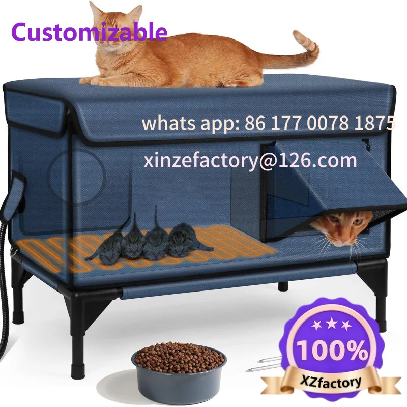Customizable Outdoor Heating Insulation Cat House Waterproof Folded Keep Warm Cat Delivery Room Insulated Rain Pet Fence Cat
Customizable Outdoor Heating Insulation Cat House Waterproof Folded Keep Warm Cat Delivery Room Insulated Rain Pet Fence Cat