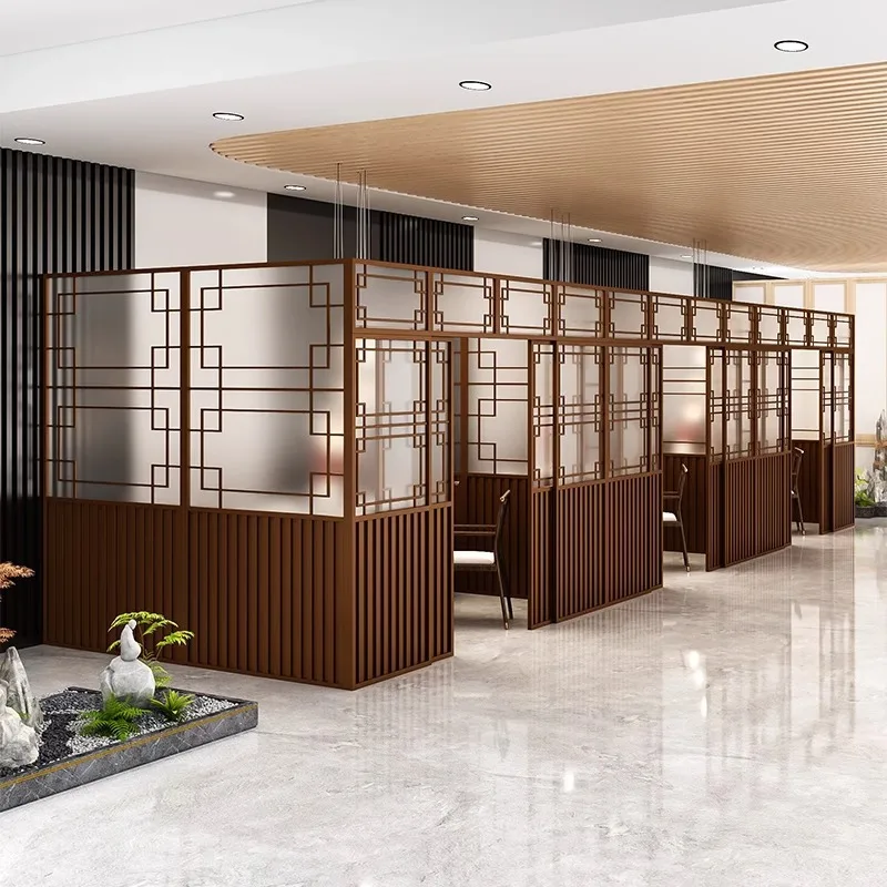 Customized. Dining Restaurant Push-Pull Private Room Partition Restaurant Booth Screen Hot Pot Restaurant Box Barbecue Restauran
Customized. Dining Restaurant Push-Pull Private Room Partition Restaurant Booth Screen Hot Pot Restaurant Box Barbecue Restauran