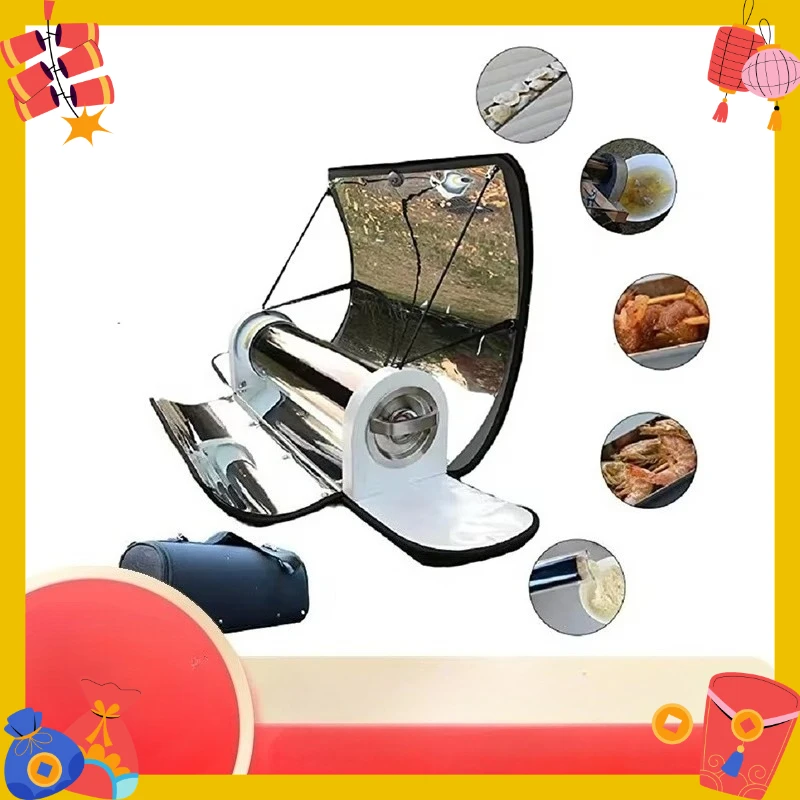 Outdoor Integrated Solar BBQ Grill Cooker Portable Parabolic Solar Cooker Camping Fuel Free Stoves Cooker Barbecue Cooking Tools
Outdoor Integrated Solar BBQ Grill Cooker Portable Parabolic Solar Cooker Camping Fuel Free Stoves Cooker Barbecue Cooking Tools