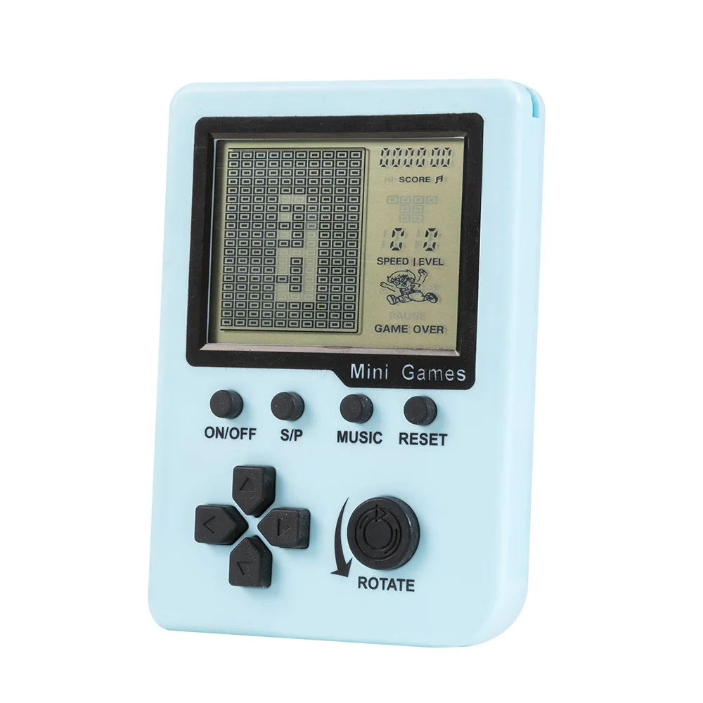 Kids Mini Keychain Handheld Game Console Retro Classic Tetris Electronic Pocket Game Player 26 In1 Portable Children Gift Toy
Kids Mini Keychain Handheld Game Console Retro Classic Tetris Electronic Pocket Game Player 26 In1 Portable Children Gift Toy
