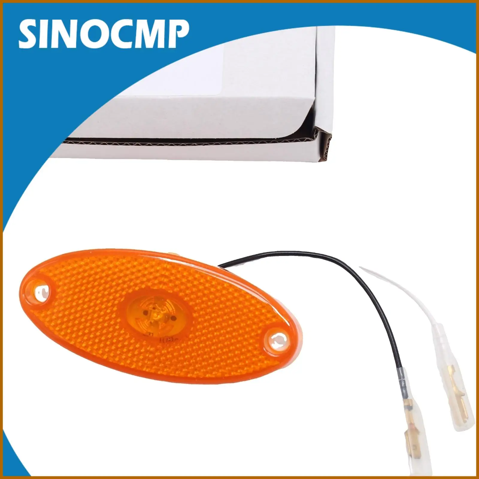 Овальный янтарный светодиодный боковой габаритный фонарь для повышенной безопасности и видимости вашего автомобиля, каравана или дома на колесах, 12 В, яркий светодиод 1 Вт
Овальный янтарный светодиодный боковой габаритный фонарь для повышенной безопасности и видимости вашего автомобиля, каравана или дома на колесах, 12 В, яркий светодиод 1 Вт